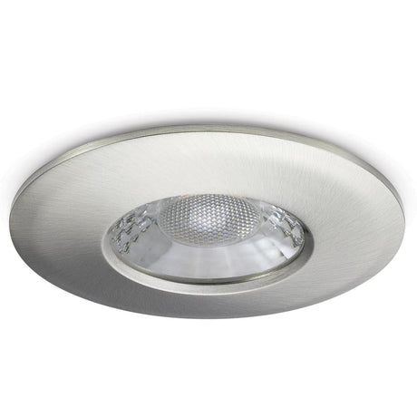 Image of JCC JC1001/BN V50 Fire-Rated LED downlight 7.5W 650 Lm IP65 Brushed Nickel