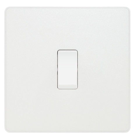 Image of a PCDCL12W Switch 20A 1 Gang 2 Way Pearlescent White from BG Electrical’s Evolve range, available from Wholesale Electrical Direct Online
