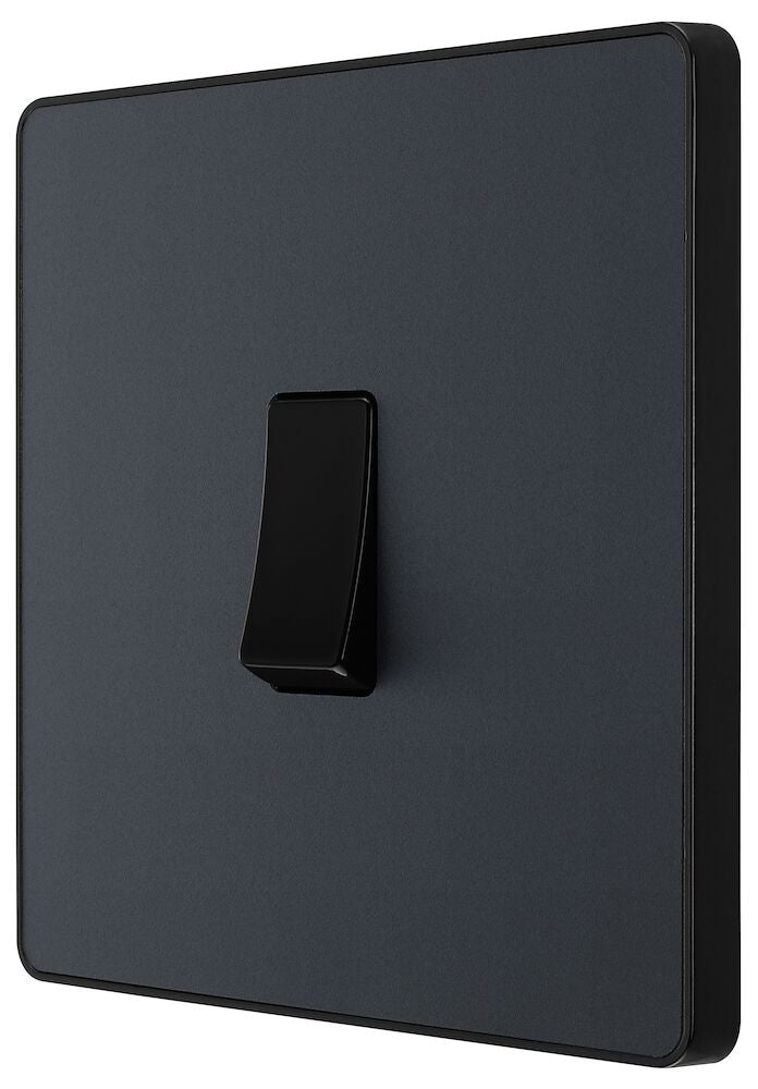 Image of a PCDMG12B Switch 20A 1 Gang 2 Way Matt Grey from BG Electrical, available from Wholesale Electrical Direct Online