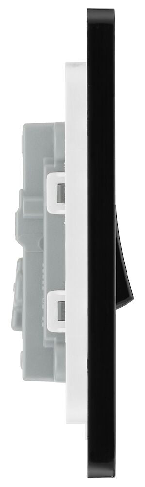 Image of a PCDMG13B Intermediate Switch 20A 1 Gang Matt Grey from BG Electrical, available from Wholesale Electrical Direct Online