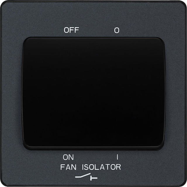 Image of a PCDMG15B Fan Isolator Switch 10A 3P Matt Grey from BG Electrical, available from Wholesale Electrical Direct Online