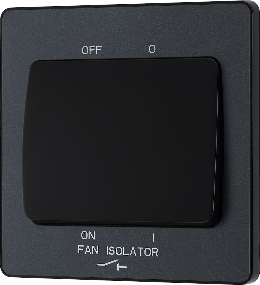 Image of a PCDMG15B Fan Isolator Switch 10A 3P Matt Grey from BG Electrical, available from Wholesale Electrical Direct Online