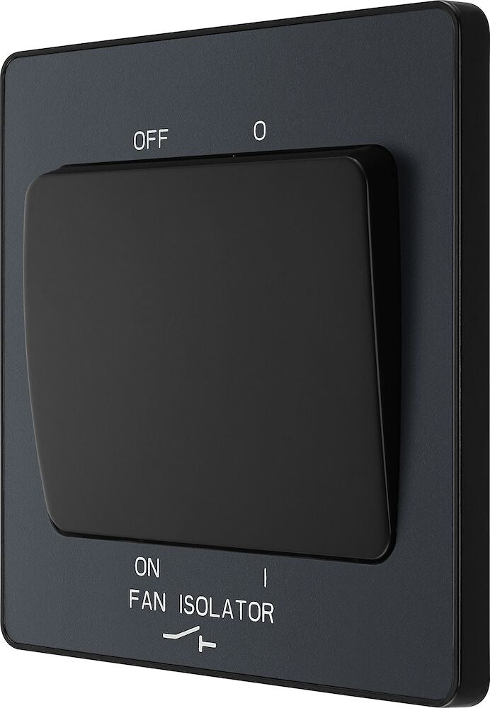 Image of a PCDMG15B Fan Isolator Switch 10A 3P Matt Grey from BG Electrical, available from Wholesale Electrical Direct Online
