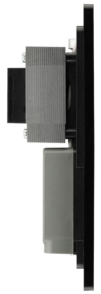 Image of a PCDMG20B Shaver Socket Dual Voltage 115/240V Matt Grey from BG Electrical, available from Wholesale Electrical Direct Online