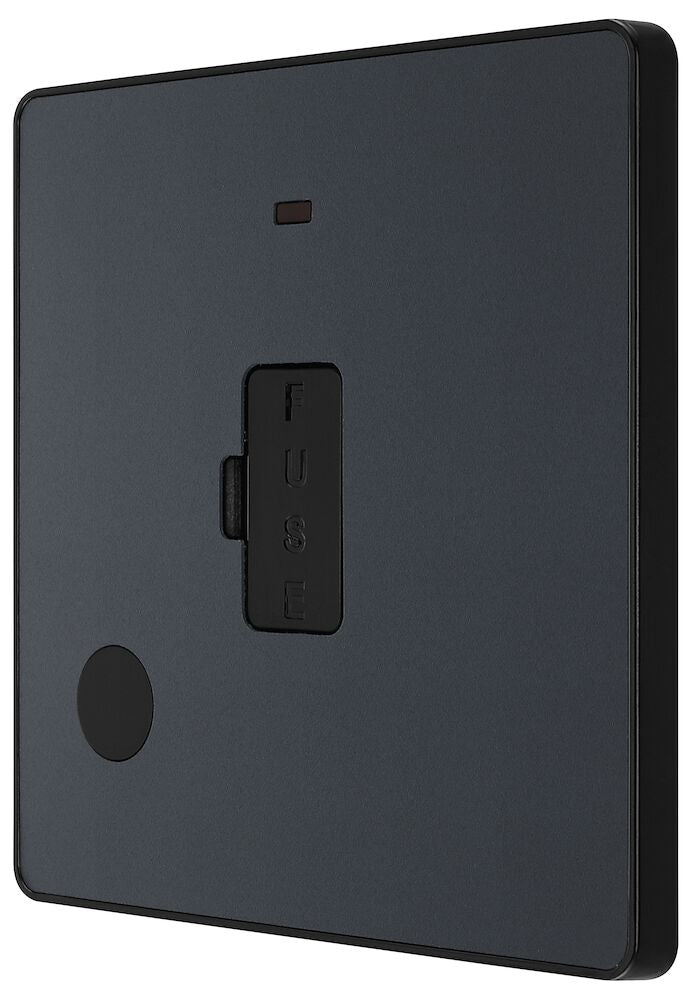 13A Unswitched Fused Connection Unit Matt Grey