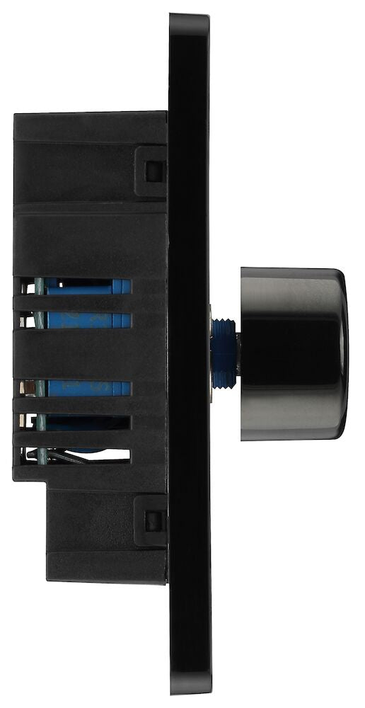 Dimmer 200W 1 Gang Matt Grey
