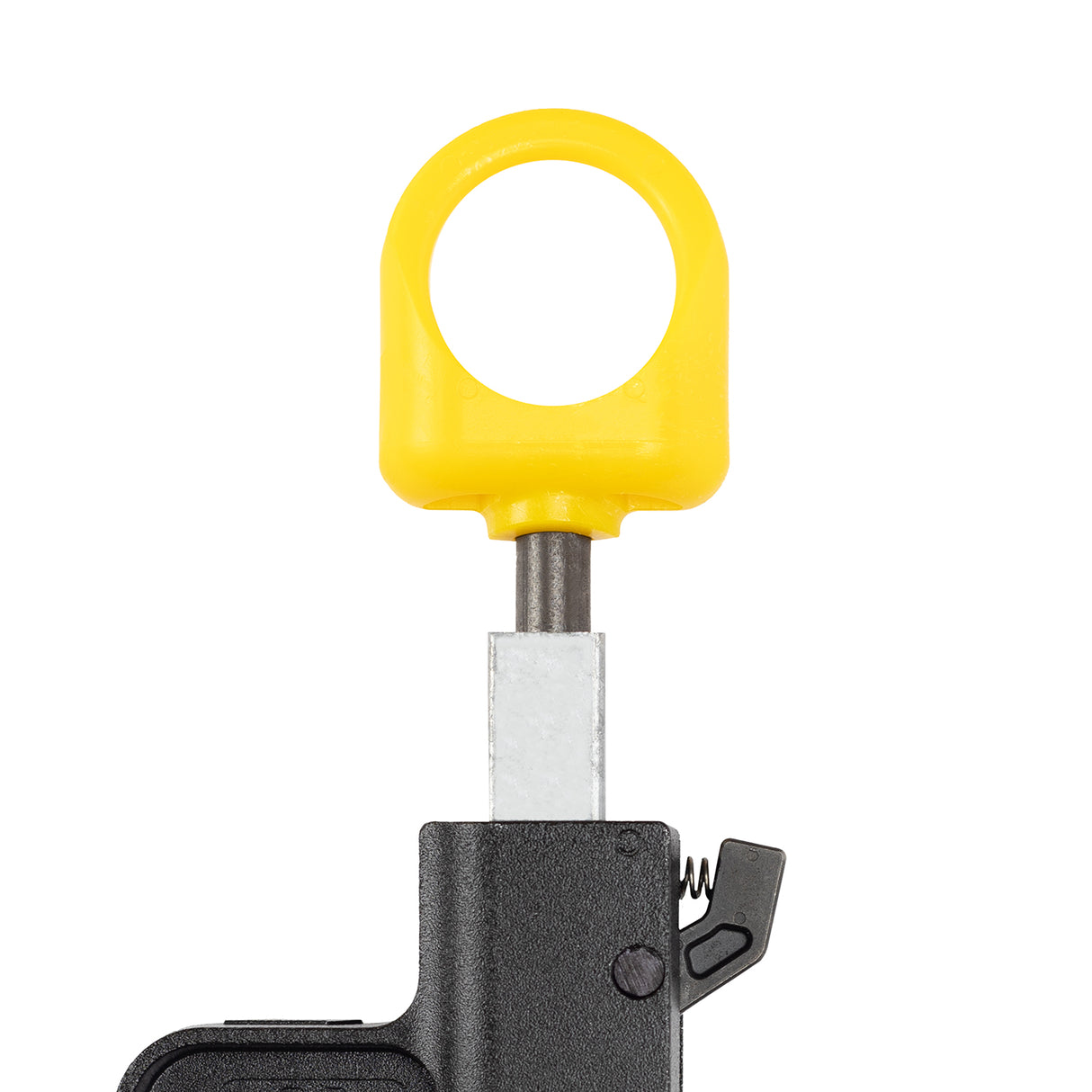 Close up of finger grip handle of T2250A ArmourSlice EVO SWA grey cable stripper from C.K Tools