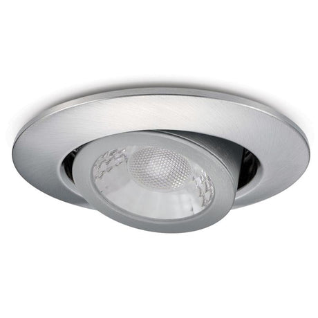 Image of JCC JC1002/BN V50 Tilt Fire-Rated LED Downlight 7.5W 650 Lm IP20 Brushed Nickel