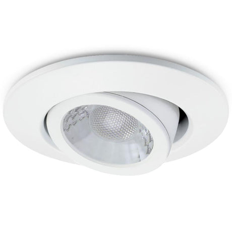 Image of JCC JC1002/WH V50 Tilt Fire-Rated LED Downlight 7.5W IP20 White available from WED Online