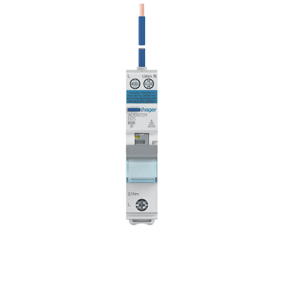 Electrical circuit breaker with Hager branding on a white background Hager ADB925R