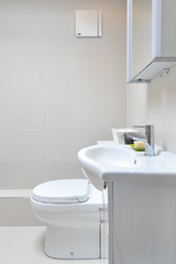 Design Model Silent Axial Extractor Fan 100mm With Backdraft Shutter & Timer