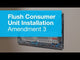 Hager 13 Way Flush Consumer Unit with 100A Switch and Type II SPD